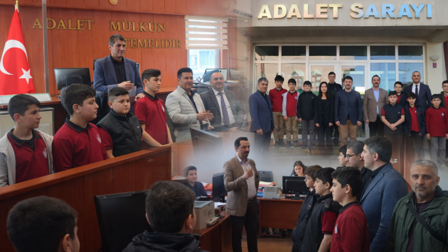 ÇEDES Kapsamında Öğrencilerden Adliye Sarayı Ziyareti